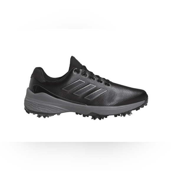 Adidas Black and Gray Men’s ZG23 Golf Leather ShoesSize 9